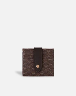 Lonbali Billetera Cuadrada Kubu Marron| Carteras Y Monederos