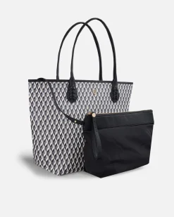 Lonbali Bolso Born B&W Negro| Bolsos Shopper