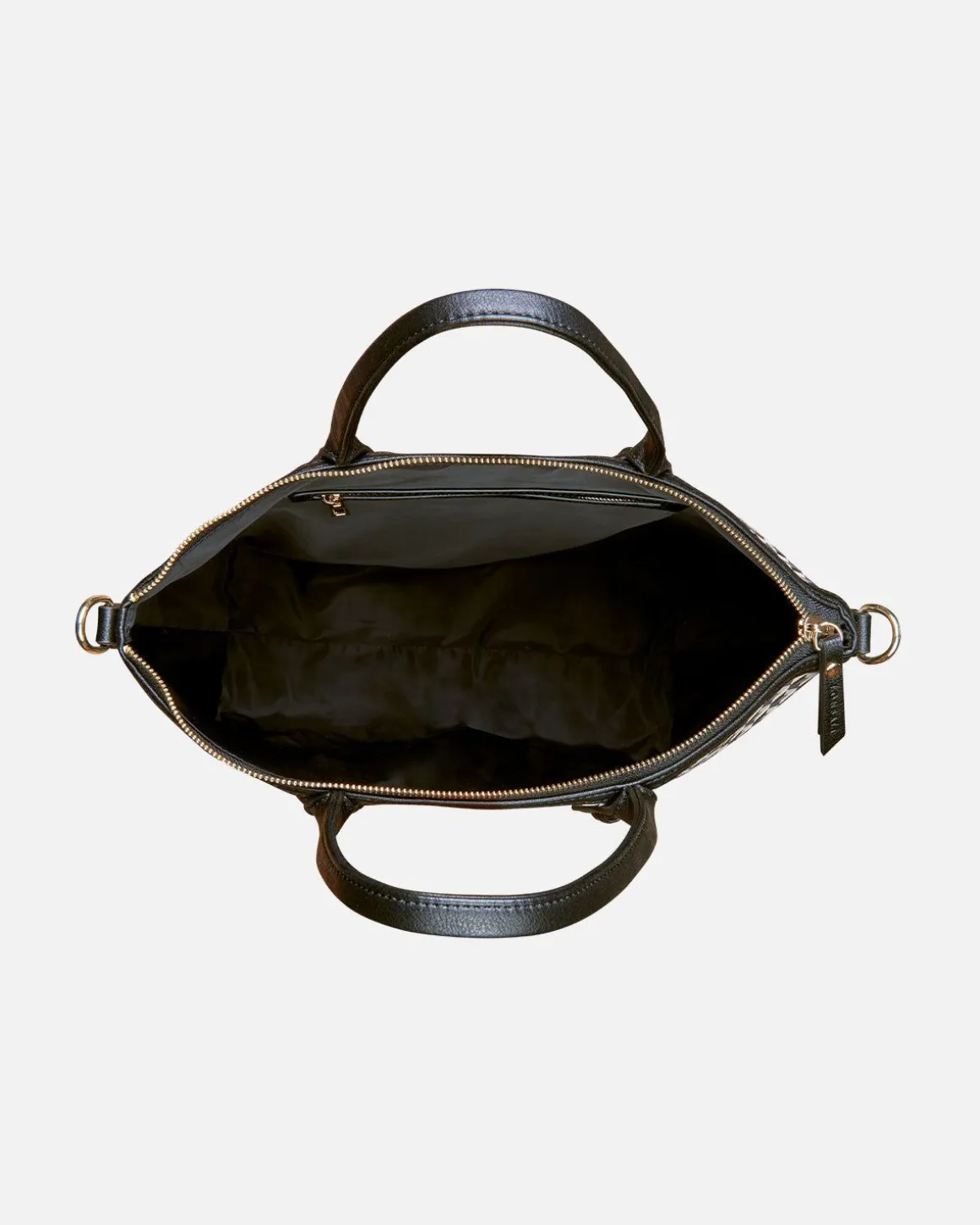 Lonbali Bolso Zip Tote Born B&W Negro| Bolsos Bandolera