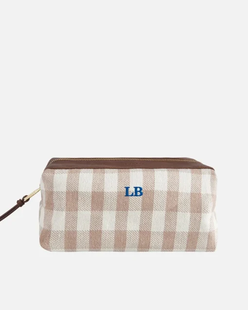 Lonbali Neceser Vichy Beige| Neceseres